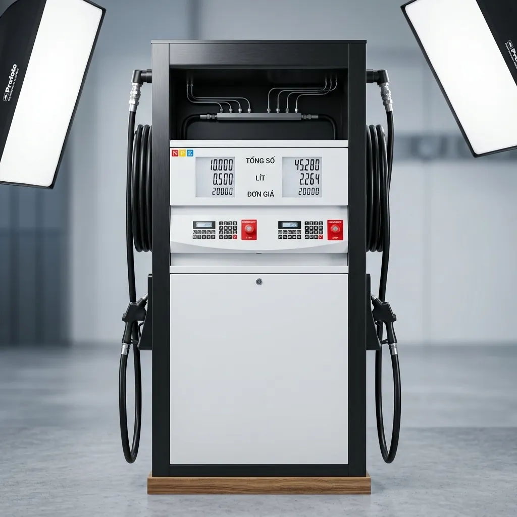 Cột bơm xăng đôi Titan Pro