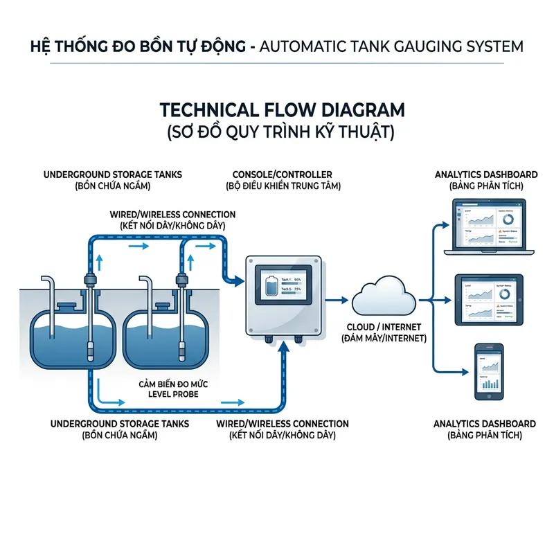 Hệ thống đo bồn tự động